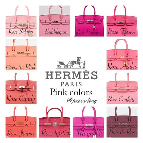 hermes birkin pink colors|Hermes colors worth money.